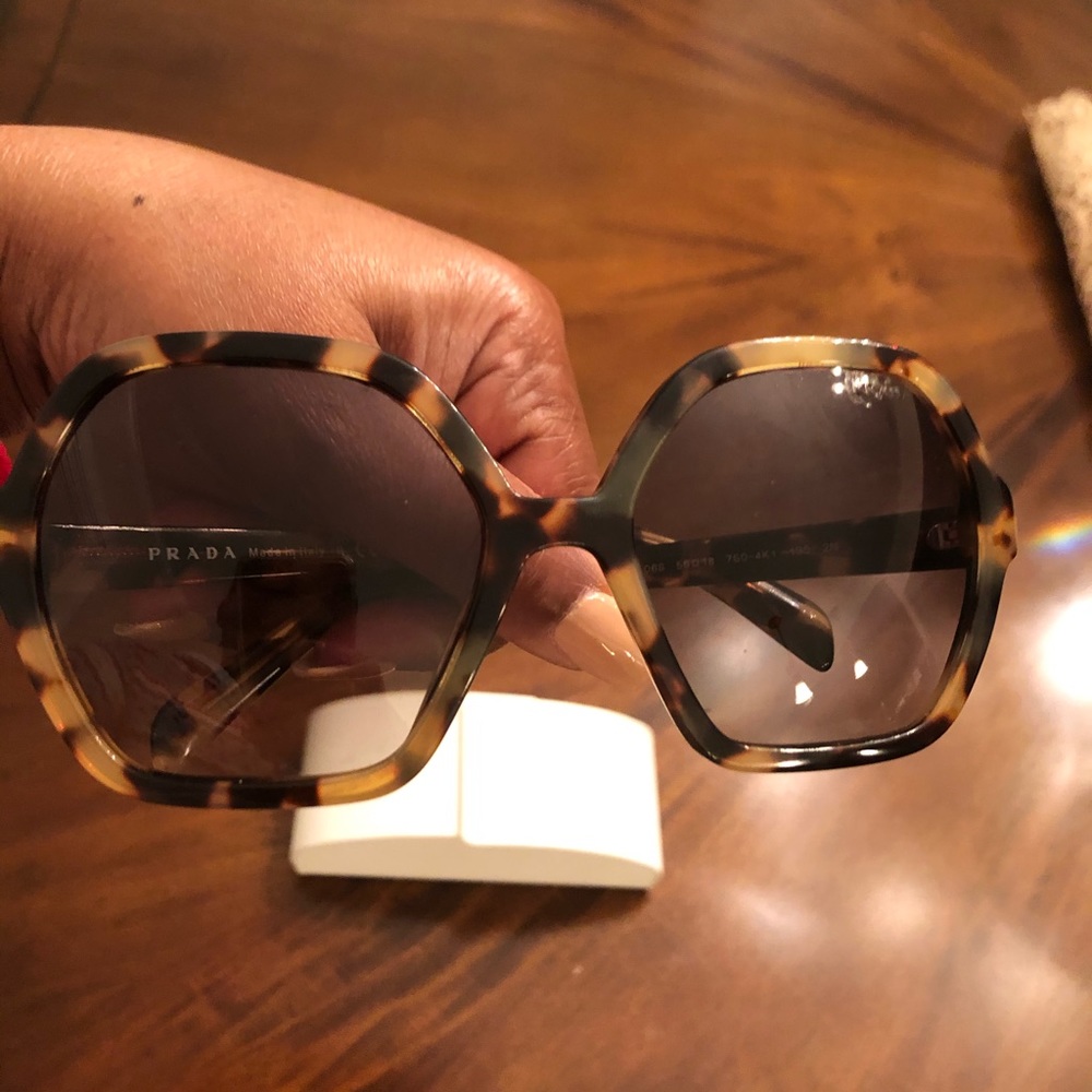 Prada geometric sunglasses
